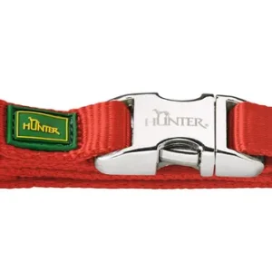 Geprüft HUNTER Halsung Vario Basic Alu-Strong M rot